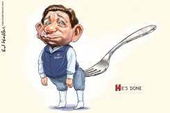 DESANTIS STICK A FORK HE’S DONE by Ed Wexler