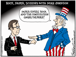 MAGA MIKE JOHNSON by Bob Englehart