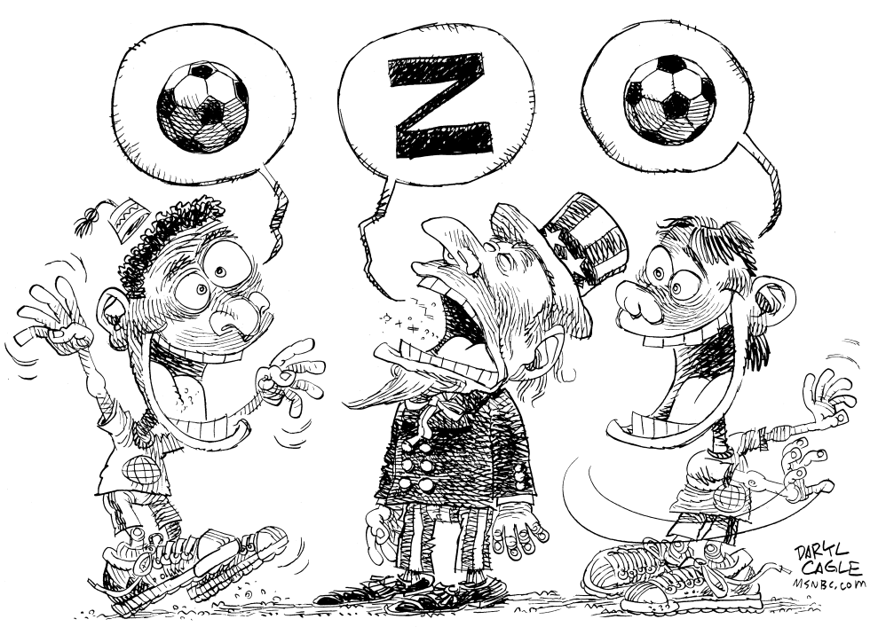 WORLD CUP SOCCER AND USA by Daryl Cagle