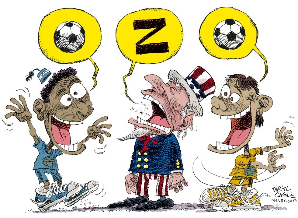 WORLD CUP SOCCER AND USA  by Daryl Cagle