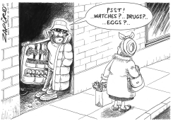 UNDERGROUND MARKET by Zapiro