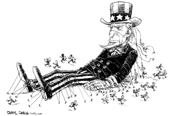 AMERICAN GULLIVER by Daryl Cagle