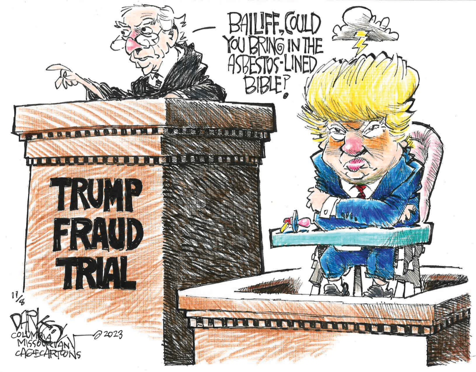 Trump is a fraud trial