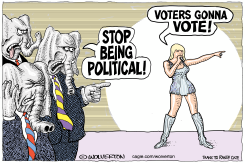 VOTERS GONNA VOTE by Monte Wolverton