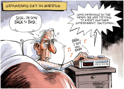 GOVERNMENT SHUTDOWN DAY by Dave Whamond