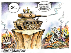 ISRAELI ACTIONS IN GAZA by Dave Granlund