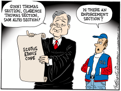 SCOTUS ETHICS CODE by Bob Englehart