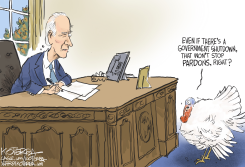 PARDONING THE TURKEY by Jeff Koterba