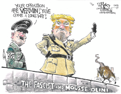 THE FASCIST AND MOUSSE-OLINI by John Darkow