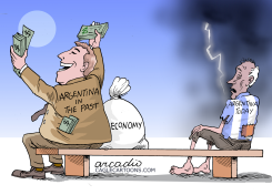 POOR ARGENTINA by Arcadio Esquivel