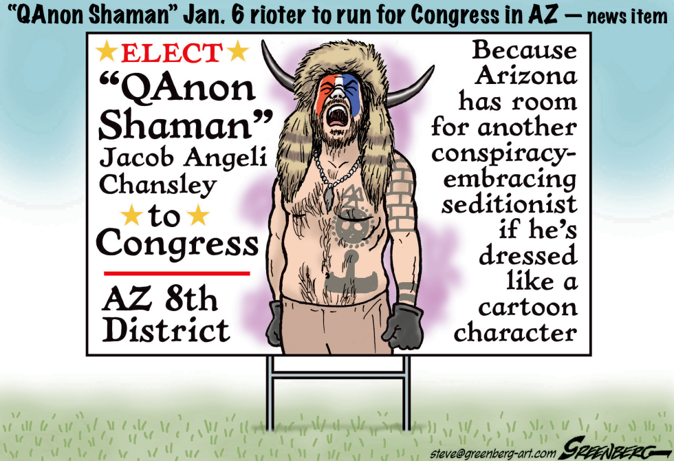 QAnon Shaman for Congress