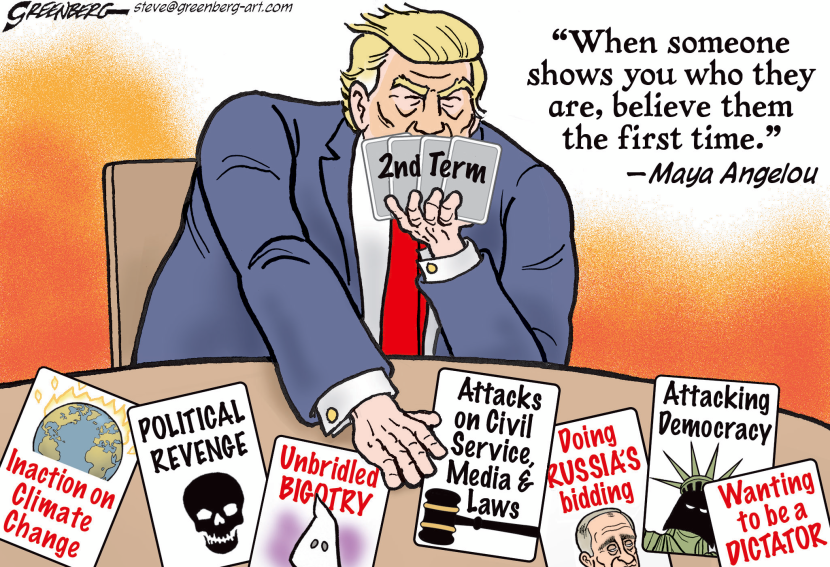 Trump Shows His Cards