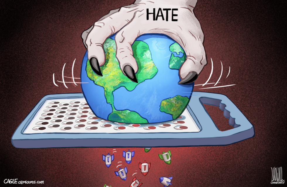 Hatred is destroying the world
