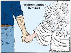 ROSALYNN CARTER by Bob Englehart