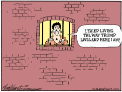 LIVING LIKE TRUMP by Bob Englehart