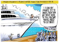 LIFESTYLES OF THE SUPER RICH AND EMITTERS  by Dave Whamond