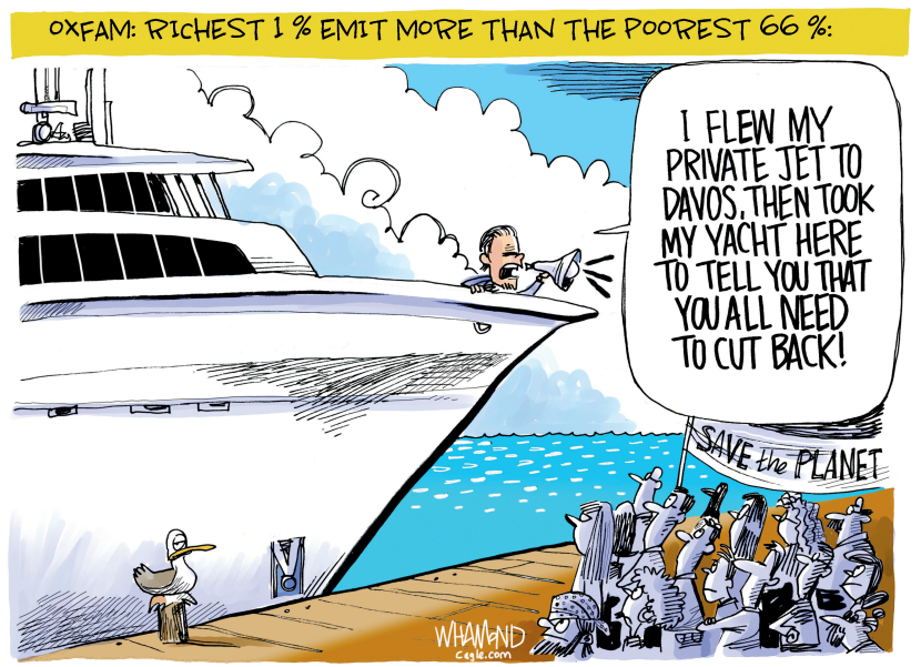 Lifestyles of the Super Rich and Emitters
