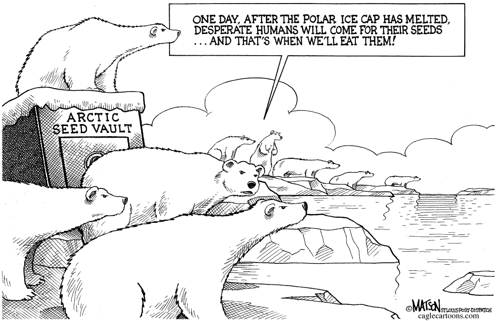 Polar Bears Guard Arctic Seed Vault