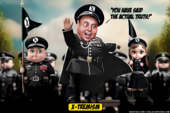 ANTISEMITIC TWEET ELON MUSK by Bart van Leeuwen