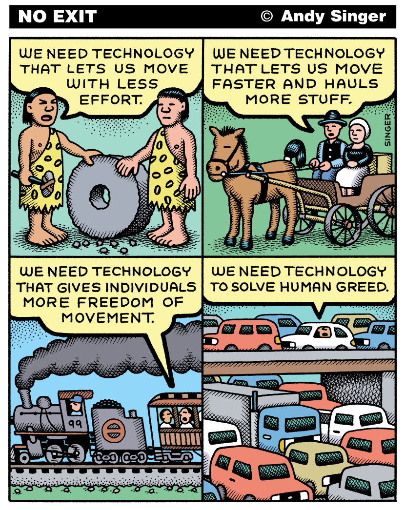 Technology and Human Greed