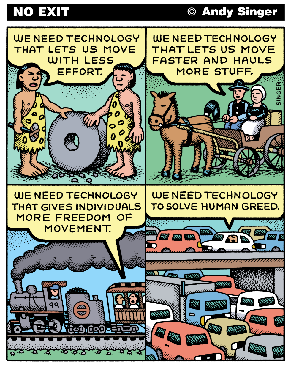 Technology and Human Greed