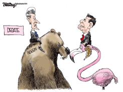 NEWSOM AND DESANTIS DEBATE by Bill Day
