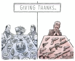 TIME WITH LOVED ONES by Adam Zyglis