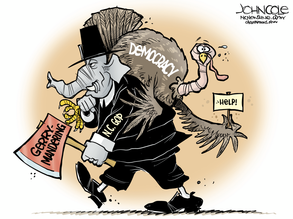Democracy on the chopping black