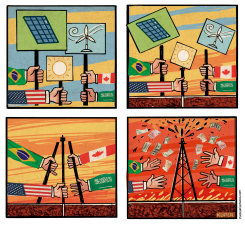CONTINUING TO INVEST IN OIL by Peter Kuper