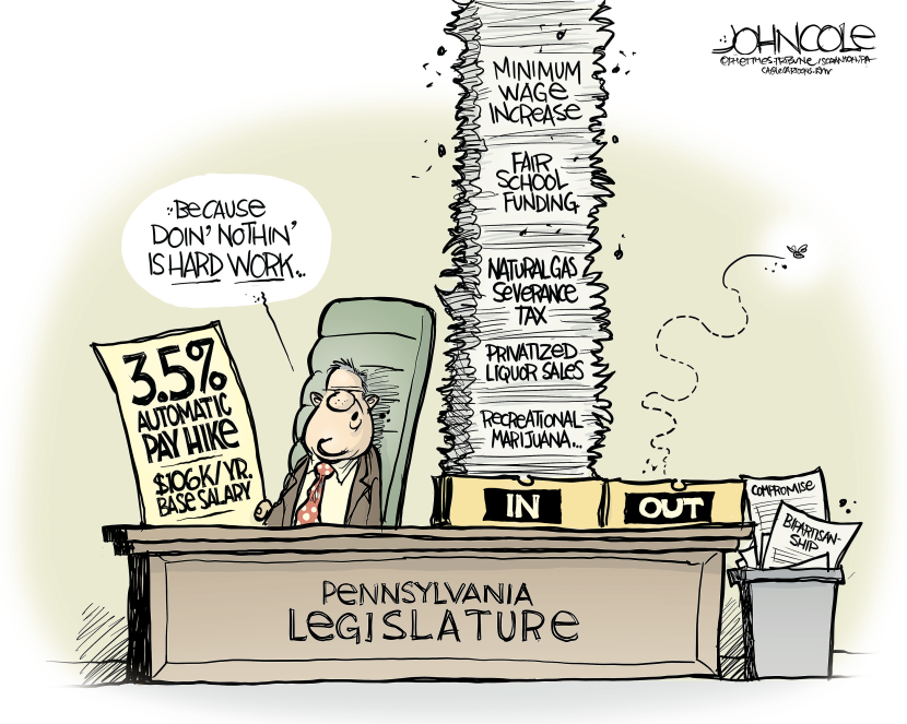 PENNSYLVANIA Automatic legislative pay raise
