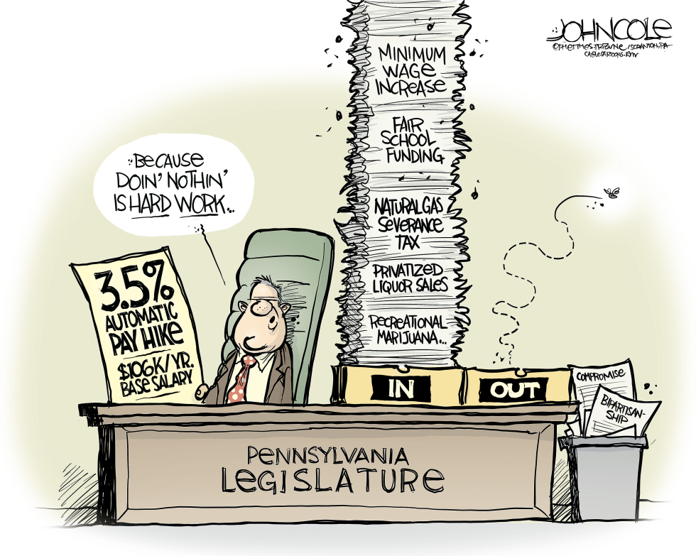 PENNSYLVANIA Automatic legislative pay raise