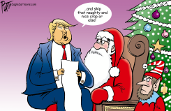 TRUMP'S CHRISTMAS LIST by Bruce Plante
