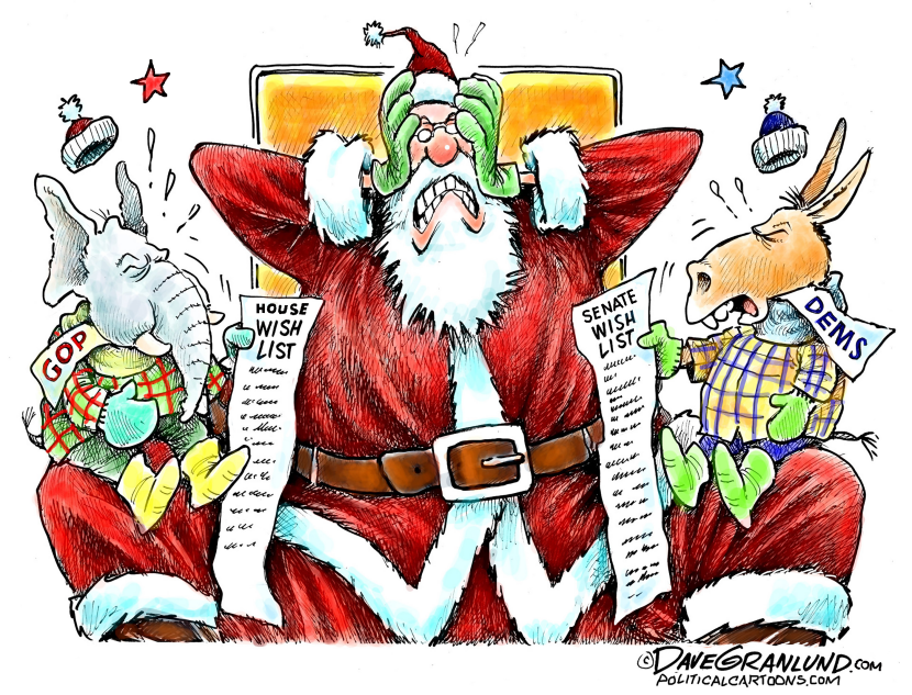 GOP and Dem wish lists
