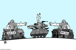GAZA & WEST BANK  by Emad Hajjaj