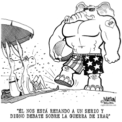 LA CAMARA DEBATE SOBRE IRAQ by R.J. Matson