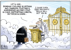 KISSINGER'S FINAL LEGACY by Christopher Weyant