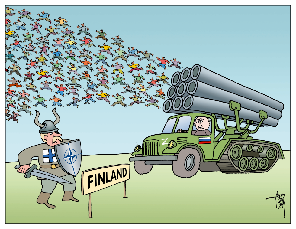 Putin against Finland