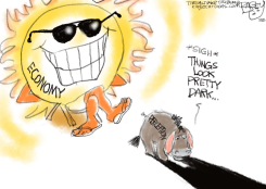 MR. BLUE SKY by Pat Bagley