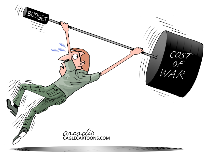 The cost of war.