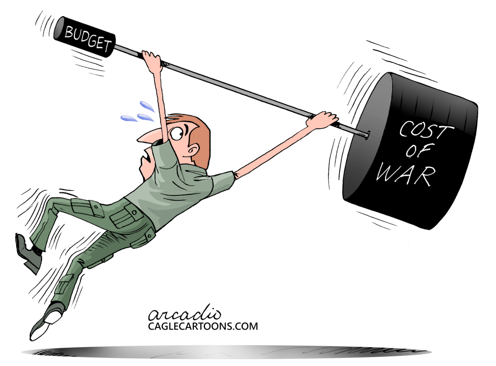The cost of war.