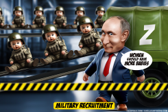 PUTIN WANTS RUSSIAN WOMEN TO HAVE MORE BABIES by Bart van Leeuwen