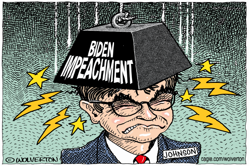 Mike Johnson's Impeachment Headache