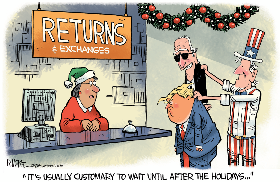 Trump and Biden returned
