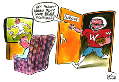 BUSH VISITS EUROPE -  by Christo Komarnitski