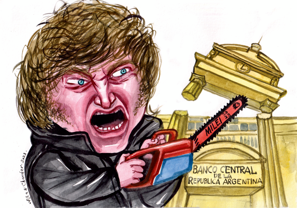 The madman with chainsaw