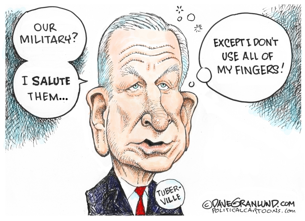 Tuberville salute to military