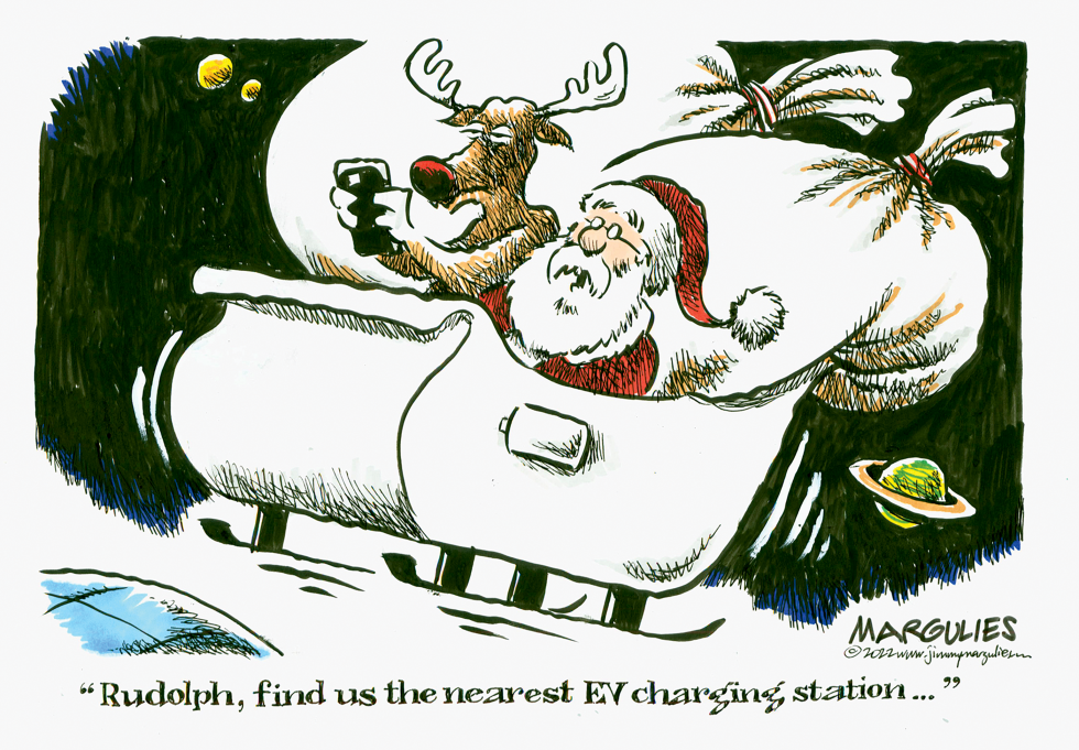 Santa's Electric Vehicle Sleigh