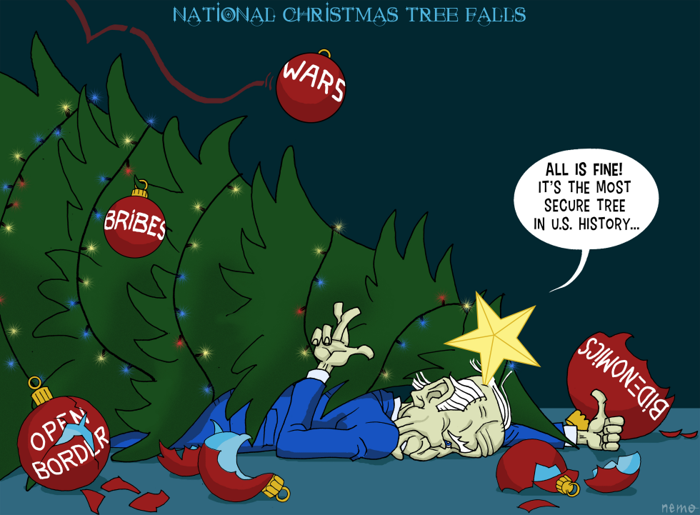 Toppled National Xmas