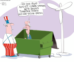 BIDEN'S DUMPSTER by Gary McCoy