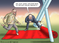WELCOME BACK ALEX JONES by Marian Kamensky